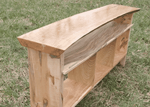 Curly Cherry TV Stand